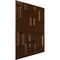 Ekena Millwork 11 7/8in. W x 11 7/8in. H Oslo EnduraWall Decorative 3D Wall Panel Covers 0.98 Sq. Ft. WP12X12OSCDC - alternate 2